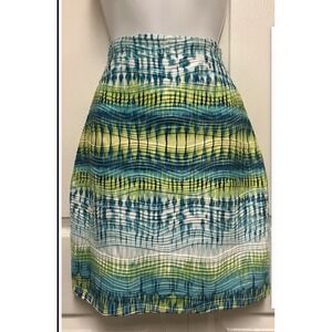 CATO Womens Polyester Mini Skirt Lined Geometric Textured Multicolor Size 22/24W